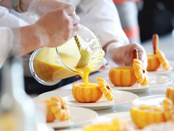 fruit shake pouring on fruit